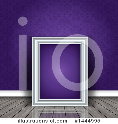 Royalty-Free (RF) Picture Frame Clipart Illustration by KJ Pargeter - Stock Sample #1444995