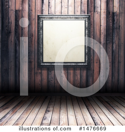 Blank Picture Frame Clipart #1476669 by KJ Pargeter