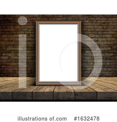 Royalty-Free (RF) Picture Frame Clipart Illustration by KJ Pargeter - Stock Sample #1632478