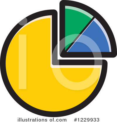 Royalty-Free (RF) Pie Chart Clipart Illustration by Lal Perera - Stock Sample #1229933