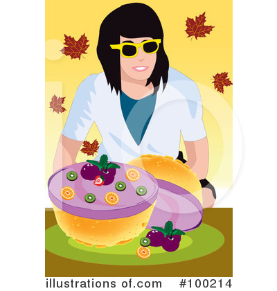 Royalty-Free (RF) Pie Clipart Illustration by mayawizard101 - Stock Sample #100214