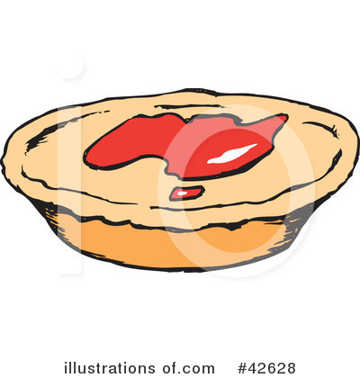 Royalty-Free (RF) Pie Clipart Illustration by Dennis Holmes Designs - Stock Sample #42628