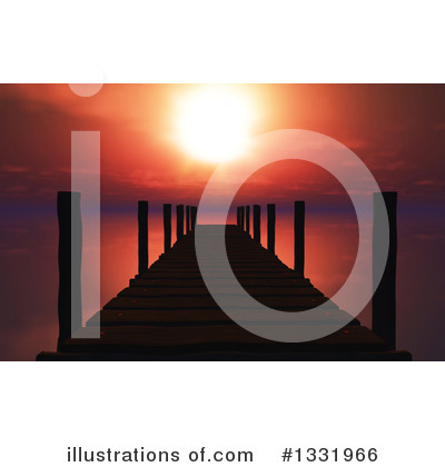 Jetty Clipart #1331966 by KJ Pargeter