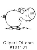 Pig Clipart #101181 by Hit Toon