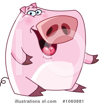 Royalty-Free (RF) Pig Clipart Illustration by yayayoyo - Stock Sample #1060881