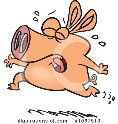 Royalty-Free (RF) Pig Clipart Illustration by toonaday - Stock Sample #1067513