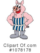 Pig Clipart #1078178 by Dennis Holmes Designs