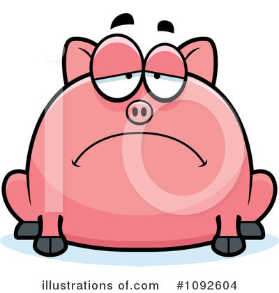 Royalty-Free (RF) Pig Clipart Illustration by Cory Thoman - Stock Sample #1092604