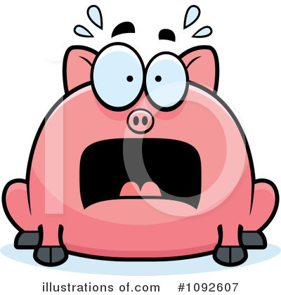 Royalty-Free (RF) Pig Clipart Illustration by Cory Thoman - Stock Sample #1092607