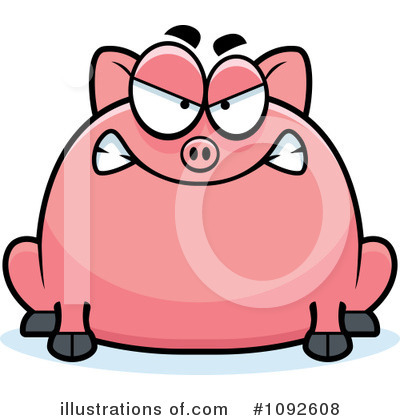Royalty-Free (RF) Pig Clipart Illustration by Cory Thoman - Stock Sample #1092608
