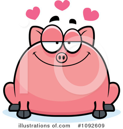 Royalty-Free (RF) Pig Clipart Illustration by Cory Thoman - Stock Sample #1092609