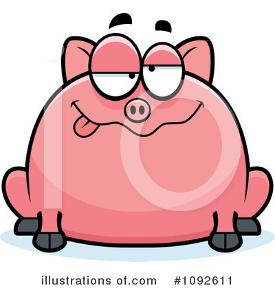 Royalty-Free (RF) Pig Clipart Illustration by Cory Thoman - Stock Sample #1092611