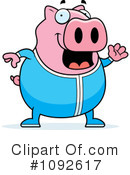 Pig Clipart #1092617 by Cory Thoman