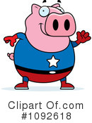 Pig Clipart #1092618 by Cory Thoman