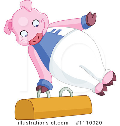 Royalty-Free (RF) Pig Clipart Illustration by yayayoyo - Stock Sample #1110920