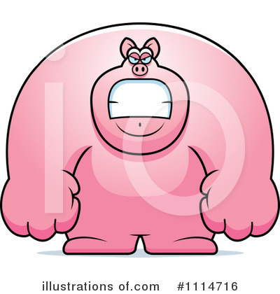 Royalty-Free (RF) Pig Clipart Illustration by Cory Thoman - Stock Sample #1114716