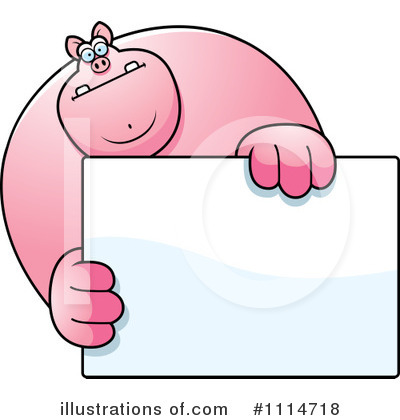 Royalty-Free (RF) Pig Clipart Illustration by Cory Thoman - Stock Sample #1114718