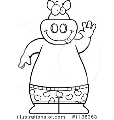 Royalty-Free (RF) Pig Clipart Illustration by Cory Thoman - Stock Sample #1138363