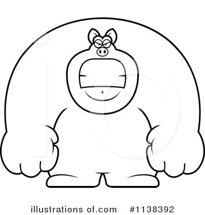 Royalty-Free (RF) Pig Clipart Illustration by Cory Thoman - Stock Sample #1138392