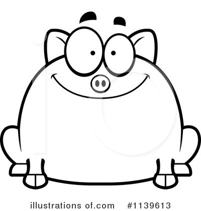 Royalty-Free (RF) Pig Clipart Illustration by Cory Thoman - Stock Sample #1139613