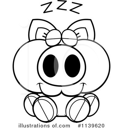 Royalty-Free (RF) Pig Clipart Illustration by Cory Thoman - Stock Sample #1139620