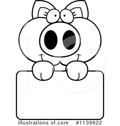 Royalty-Free (RF) Pig Clipart Illustration by Cory Thoman - Stock Sample #1139622