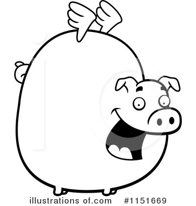 Royalty-Free (RF) Pig Clipart Illustration by Cory Thoman - Stock Sample #1151669