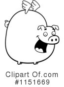 Pig Clipart #1151669 by Cory Thoman