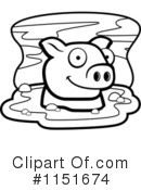 Pig Clipart #1151674 by Cory Thoman