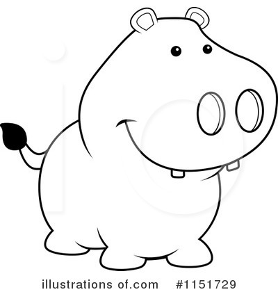 Royalty-Free (RF) Pig Clipart Illustration by Cory Thoman - Stock Sample #1151729