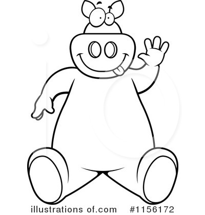Royalty-Free (RF) Pig Clipart Illustration by Cory Thoman - Stock Sample #1156172