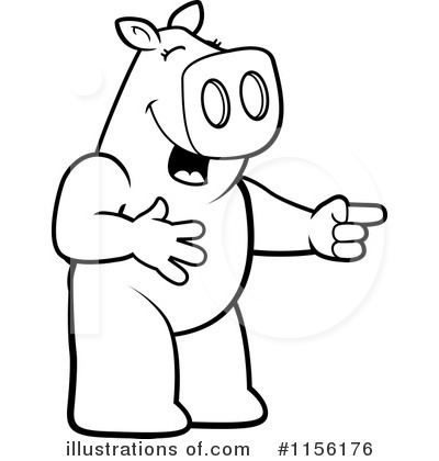 Royalty-Free (RF) Pig Clipart Illustration by Cory Thoman - Stock Sample #1156176