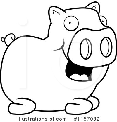 Royalty-Free (RF) Pig Clipart Illustration by Cory Thoman - Stock Sample #1157082