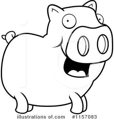 Royalty-Free (RF) Pig Clipart Illustration by Cory Thoman - Stock Sample #1157083