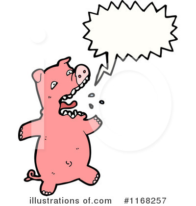Royalty-Free (RF) Pig Clipart Illustration by lineartestpilot - Stock Sample #1168257