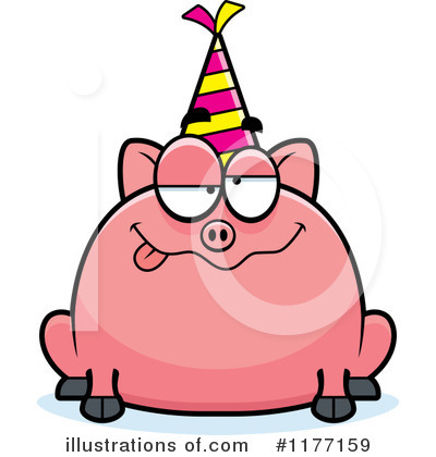 Royalty-Free (RF) Pig Clipart Illustration by Cory Thoman - Stock Sample #1177159