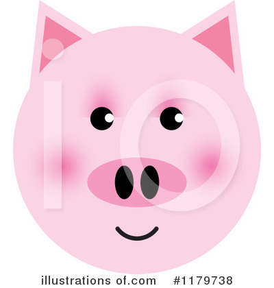 Pig Clipart #1179738 by Lal Perera