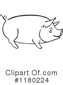 Pig Clipart #1180224 by Prawny Vintage