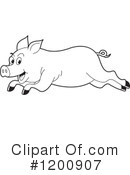 Pig Clipart #1200907 by Lal Perera