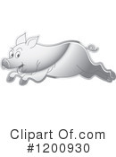 Pig Clipart #1200930 by Lal Perera