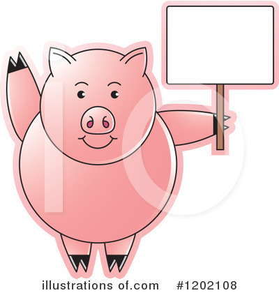 Royalty-Free (RF) Pig Clipart Illustration by Lal Perera - Stock Sample #1202108