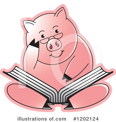 Royalty-Free (RF) Pig Clipart Illustration by Lal Perera - Stock Sample #1202124