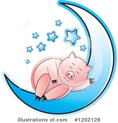 Royalty-Free (RF) Pig Clipart Illustration by Lal Perera - Stock Sample #1202128
