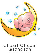 Pig Clipart #1202129 by Lal Perera