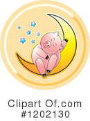 Pig Clipart #1202130 by Lal Perera