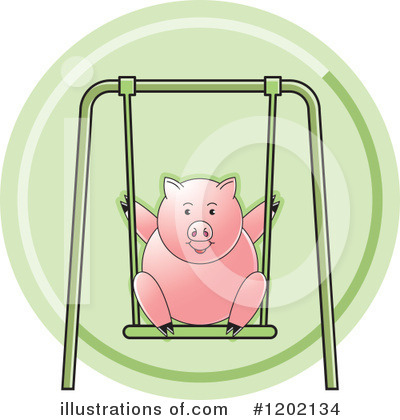 Royalty-Free (RF) Pig Clipart Illustration by Lal Perera - Stock Sample #1202134