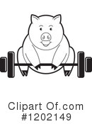 Pig Clipart #1202149 by Lal Perera