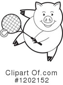 Pig Clipart #1202152 by Lal Perera