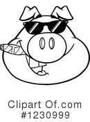 Pig Clipart #1230999 by Hit Toon