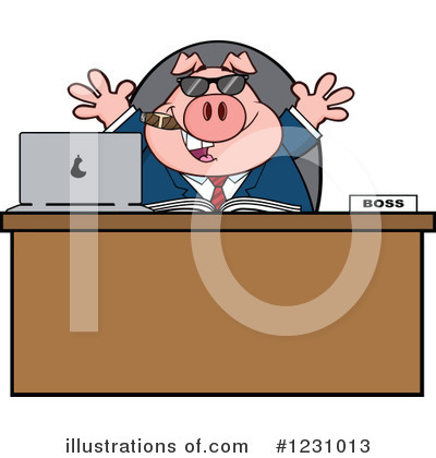 Pig Clipart #1231013 by Hit Toon